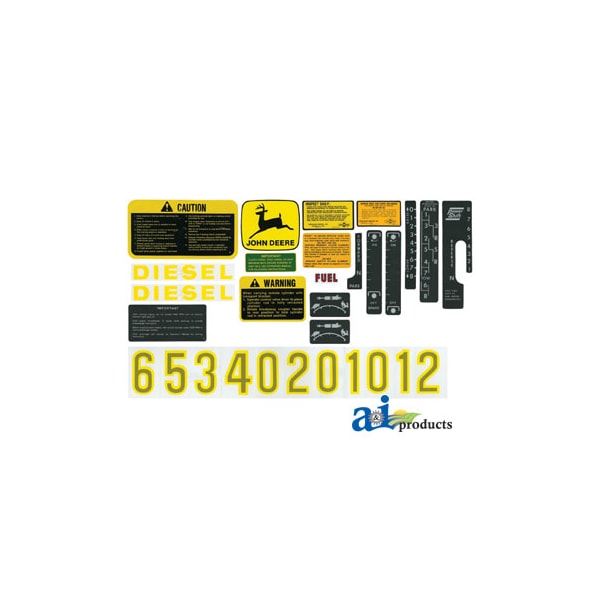 Decal Set 10" x8" x0.1"